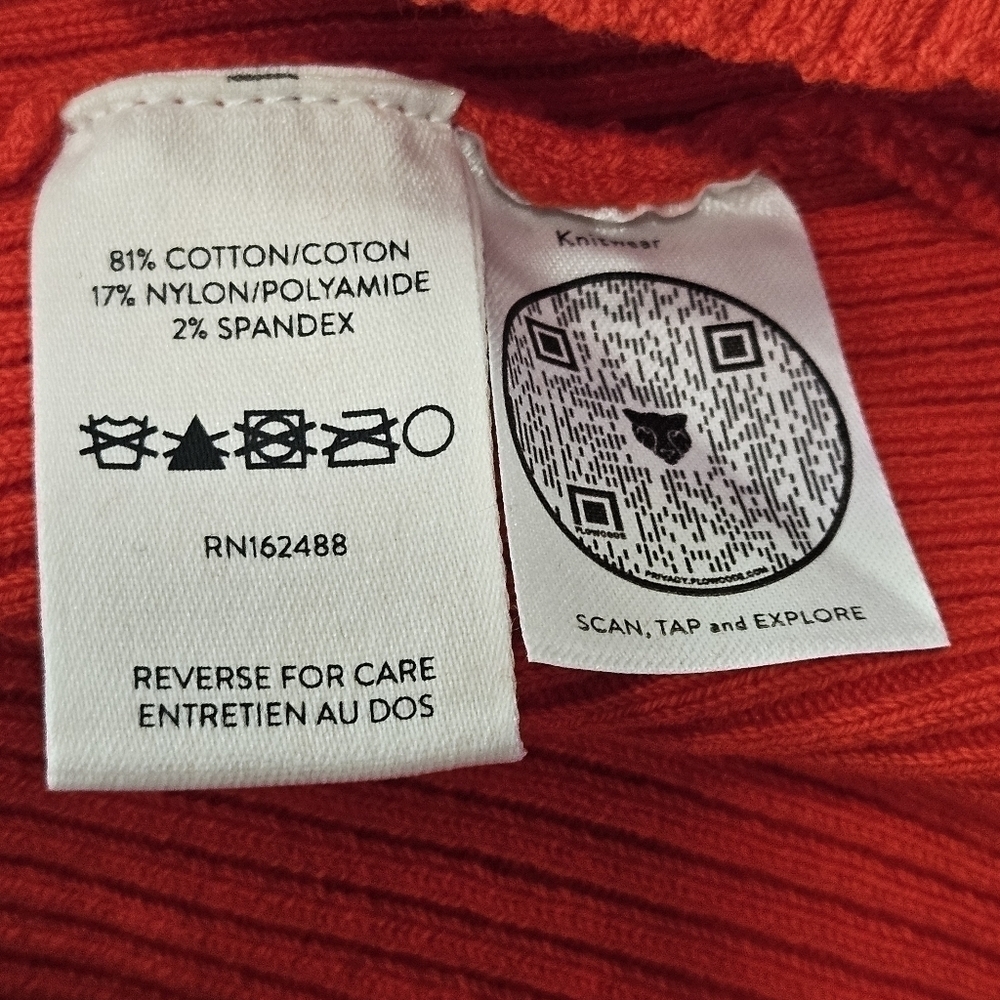 NWT LITA BY CIARA CROP TOP ORANGE SIZE MEDIUM - Picture 9 of 10